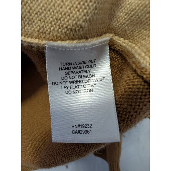 Vintage Alfred Dunner Equestrian Sweater Wool Blend Argyle Chains Brown Size XL - Picture 7 of 7